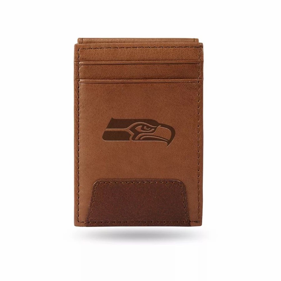 * Seattle Seahawks Embossed Slim Leather Wallet | Accessories