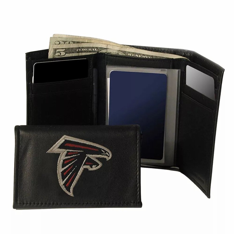 * Atlanta Falcons Trifold Leather Wallet | Accessories