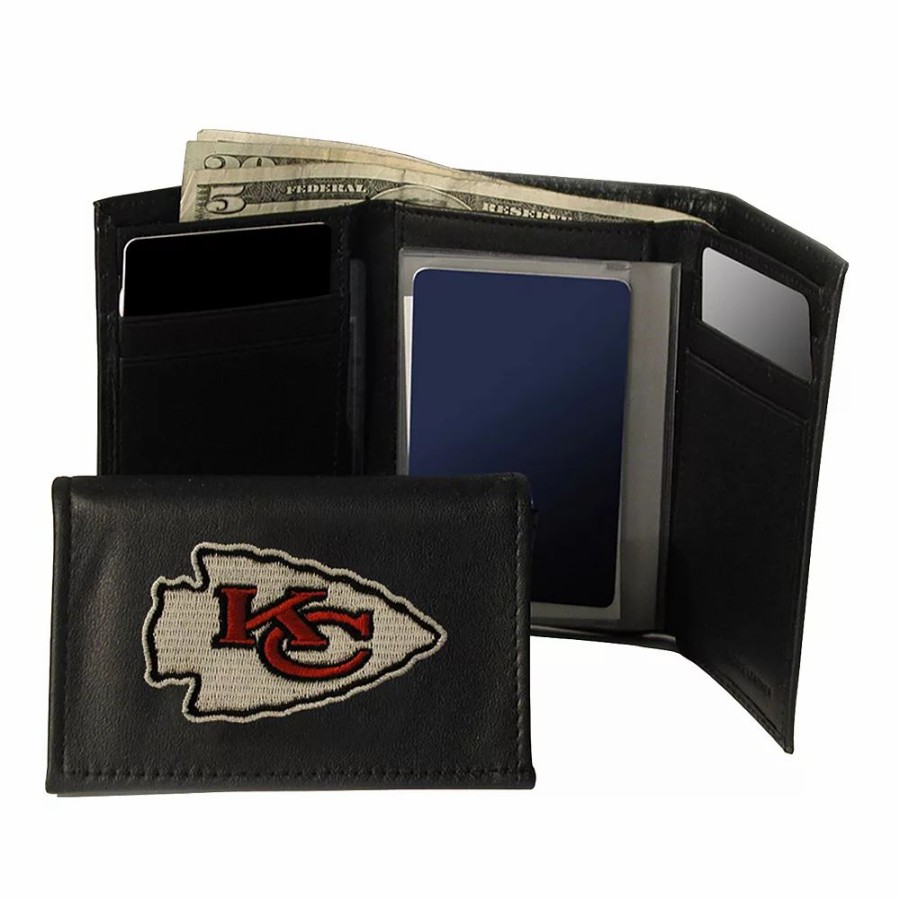 * Kansas City Chiefs Trifold Leather Wallet | Accessories