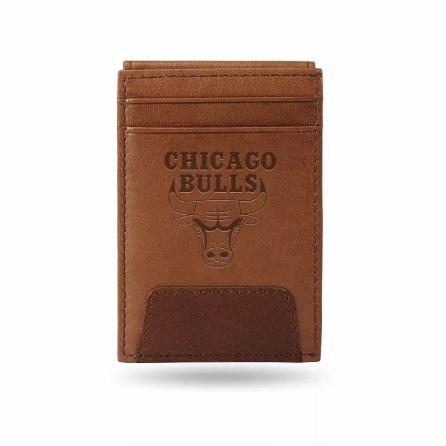 * Chicago Bulls Embossed Slim Leather Wallet | Accessories