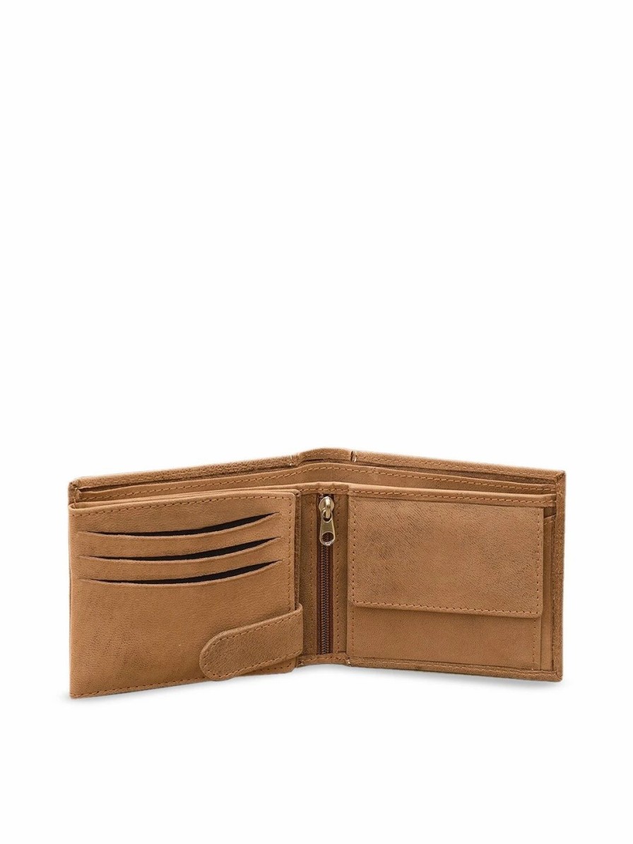 * Abys Men Tan-Brown & Blue Solid Genuine Leather Wallet & Card Holder Accessory Gift Set | Accessory Gift Set