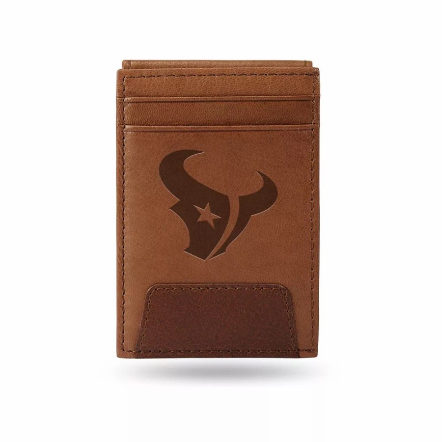 * Houston Texans Embossed Slim Leather Wallet | Accessories