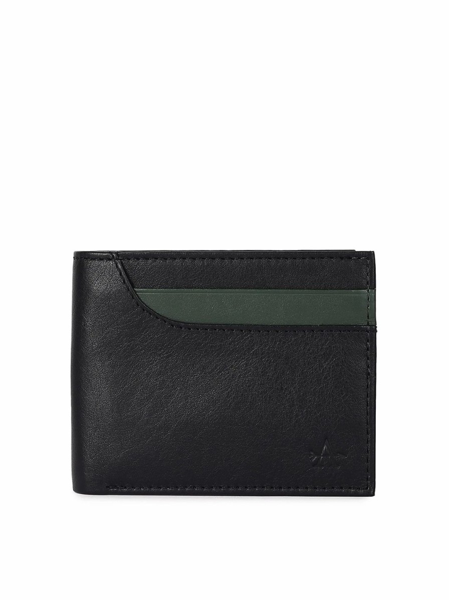 * Arrow Men Colourblocked Leather Two Fold Wallet | Wallets