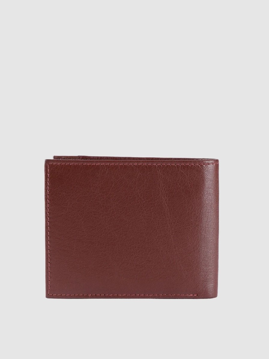 * Allen Solly Men Brown Solid Two Fold Leather Wallet | Wallets