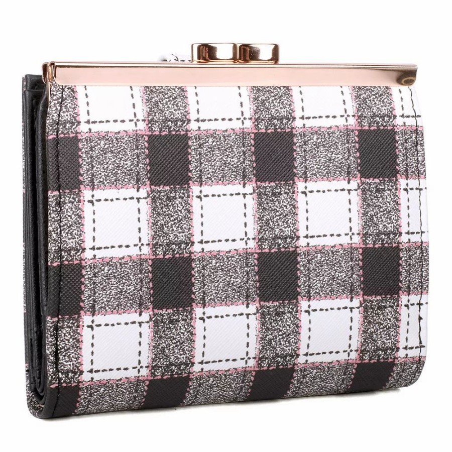 * Julia Buxton Textured Plaid Lexington Rfid-Blocking Wallet | Accessories