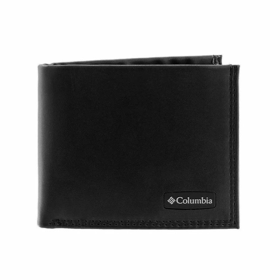 * Men'S Columbia Rfid Synthetic Leather Extra Capacity Slimfold Wallet | Accessories