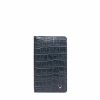 * Hidesign Men Blue Textured Leather Two Fold Wallet | Wallets