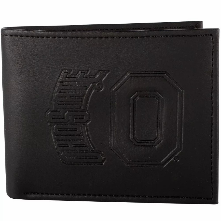 * Men'S Black Ohio State Buckeyes Hybrid Bi-Fold Wallet | Accessories