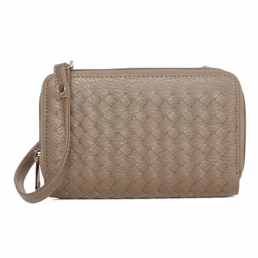 * Women'S Karla Hanson Rfid-Blocking Ellen Woven Crossbody Phone Wallet | Accessories