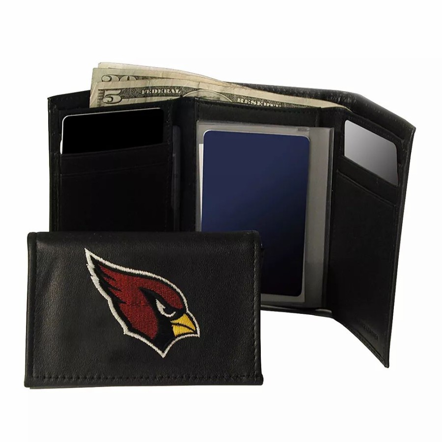 * Arizona Cardinals Trifold Leather Wallet | Accessories