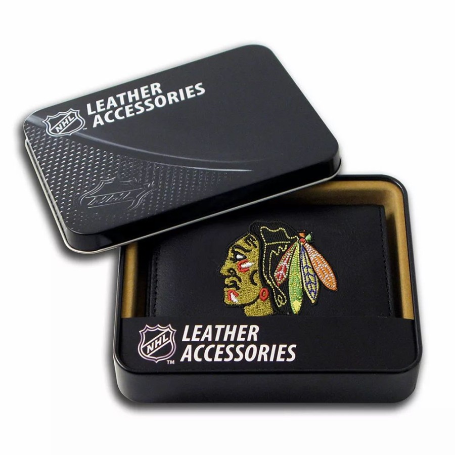 * Chicago Blackhawks Leather Trifold Wallet | Accessories