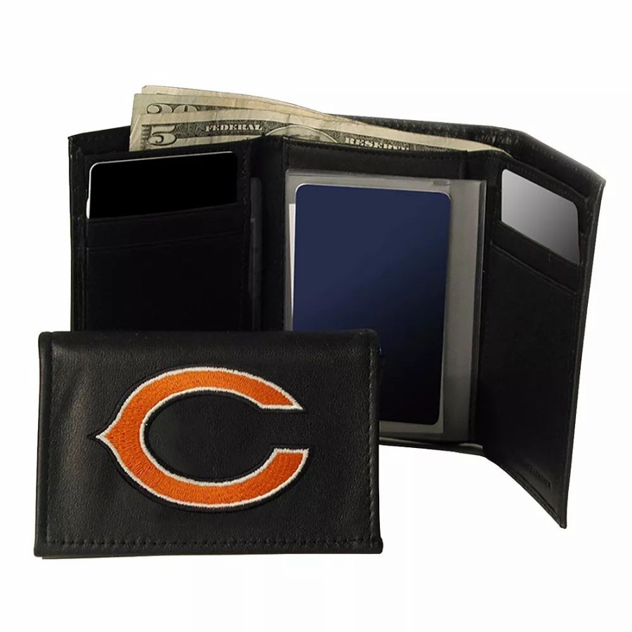 * Chicago Bears Trifold Leather Wallet | Accessories