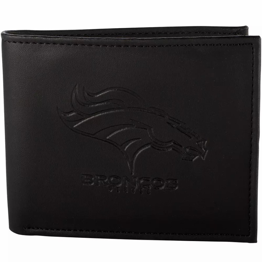 * Men'S Black Denver Broncos Hybrid Bi-Fold Wallet | Accessories