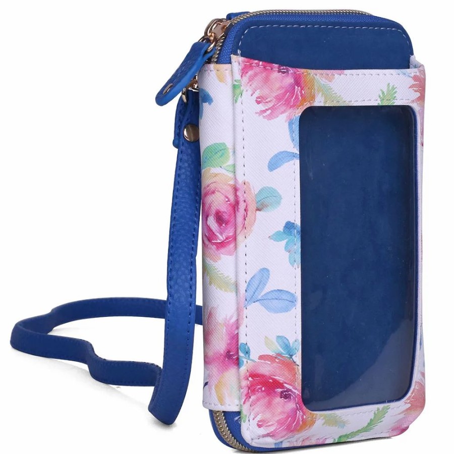 * Julia Buxton Watercolor Garden Rfid-Blocking Everywhere Crossbody Wallet | Accessories