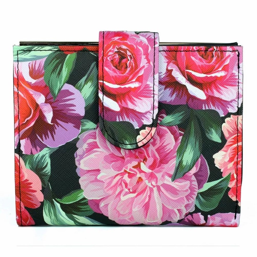 * Julia Buxton Bold Floral Lexington Rfid-Blocking Wallet | Accessories