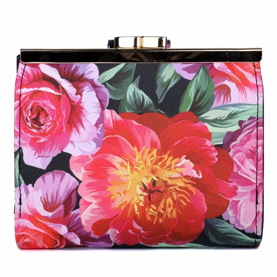 * Julia Buxton Bold Floral Lexington Rfid-Blocking Wallet | Accessories