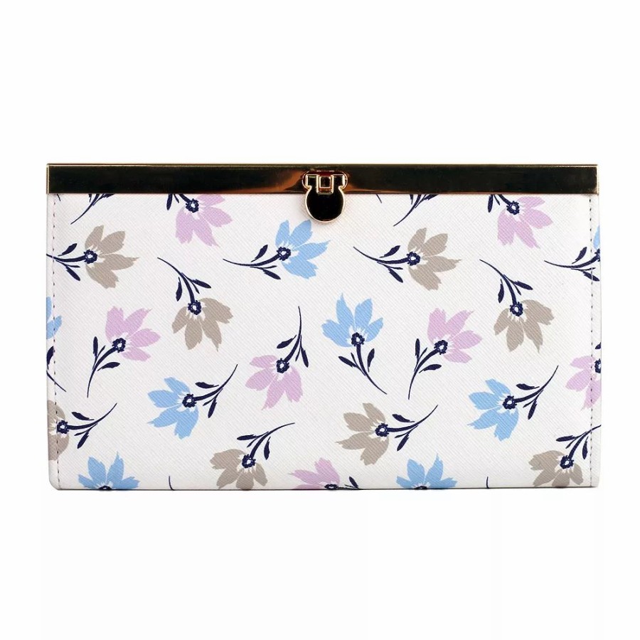 * Julia Buxton Trudy Rdif-Blocking Framed Clutch Wallet | Wallets