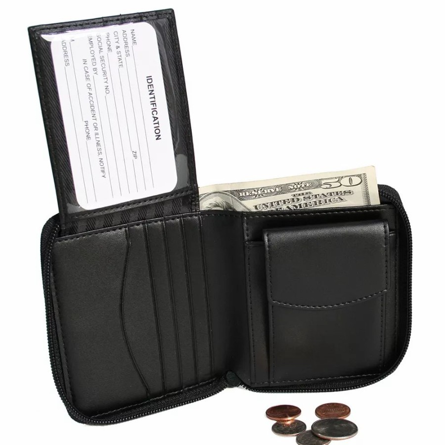 * Royce Leather Zip-Around Wallet | Wallets