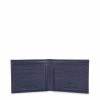 * Wildhorn Men Blue & Black Textured Rfid Protected Genuine Leather Wallet & Belt Accessory Gift Set | Accessory Gift Set