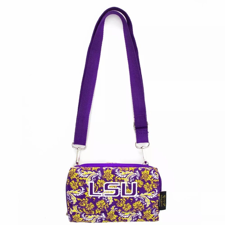 * Lsu Tigers Bloom Crossbody Wallet | Accessories