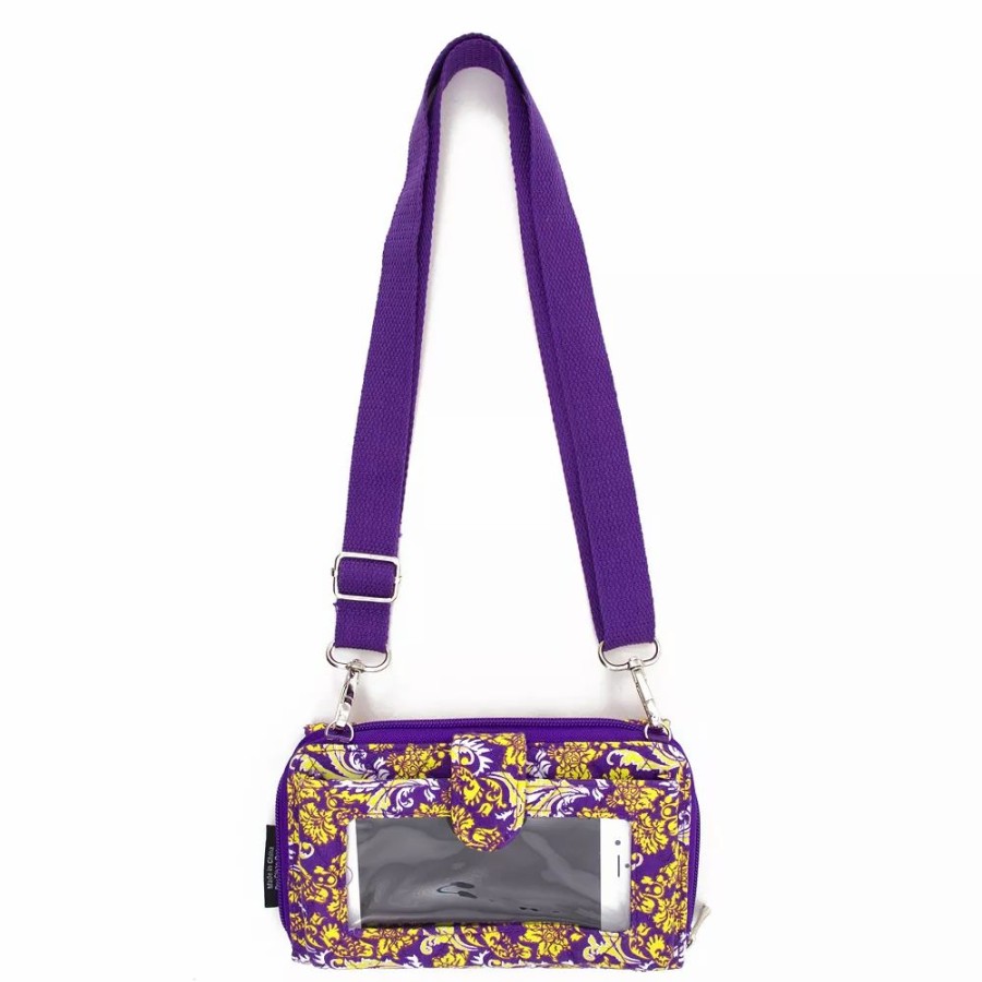 * Lsu Tigers Bloom Crossbody Wallet | Accessories