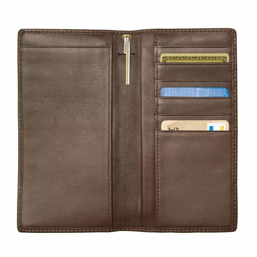 * Royce Leather Checkbook Wallet | Wallets