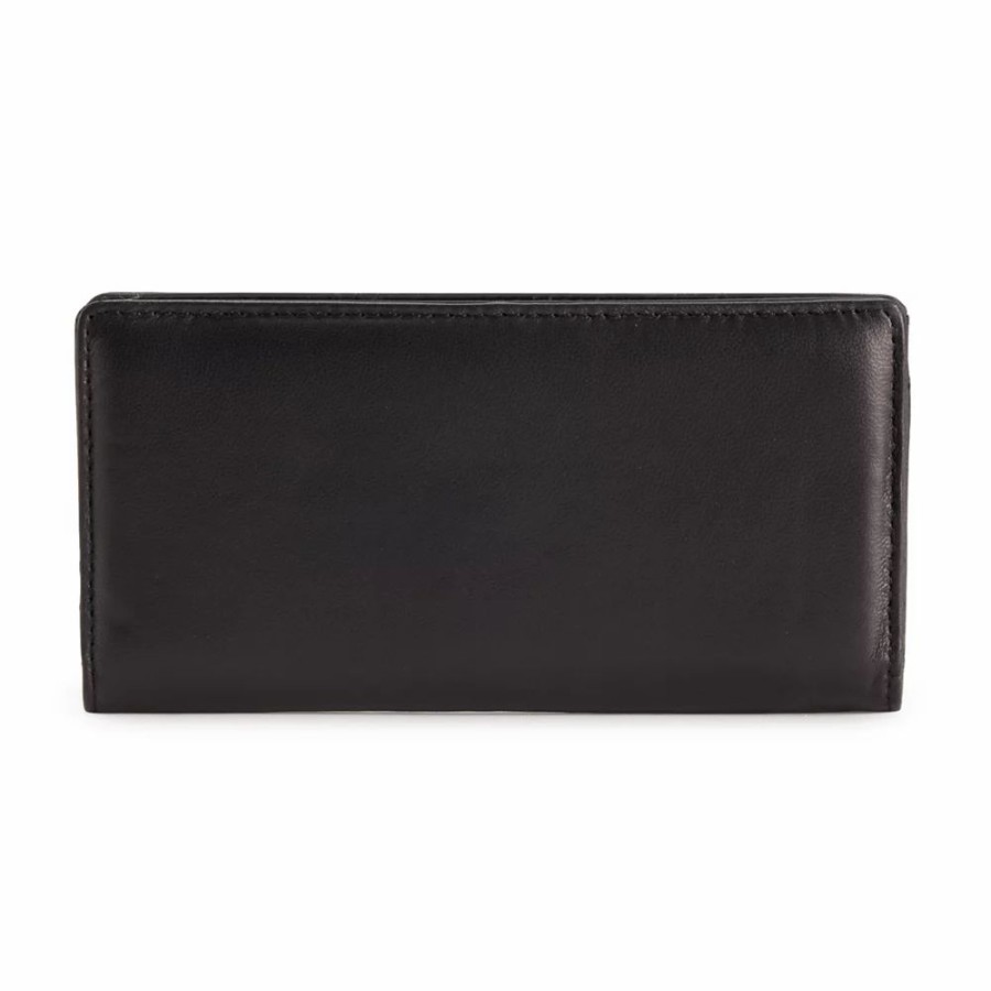 * Sonoma Goods For Life Lambskin Leather Rfid-Blocking Slim Clutch Wallet | Accessories