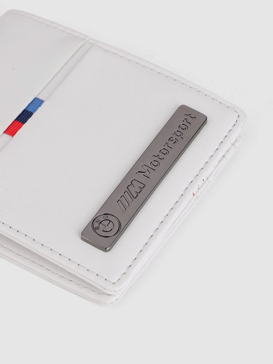 * Puma Motorsport Uni Solid Bmw M Two Fold Wallet With Brand Logo Applique Detail | Wallets